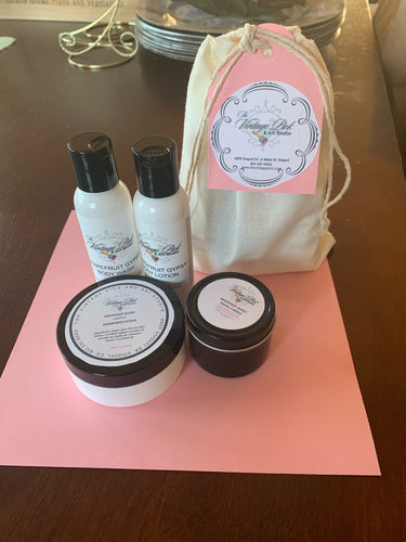 Travel Pack-Grapefruit Gypsy-Body Wash, Body Lotion, and Sugar Body Scrub