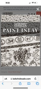 Delft Traditions Noir IOD Paint Inlay 12X16 Pad