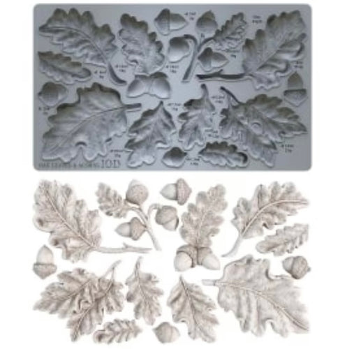 Oak Leaves & Acorns 6X10 IOD Mould