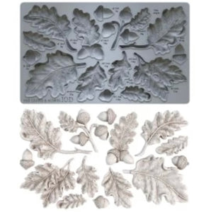 Oak Leaves & Acorns 6X10 IOD Mould