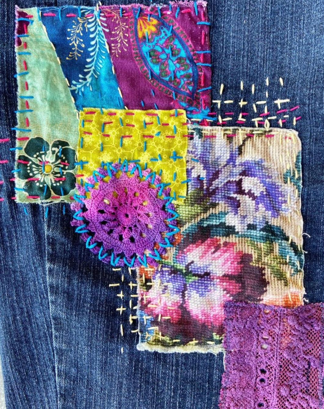 Visible Mending Sustainable Fashion Workshop Saturday, November 23, from 10AM-1PM