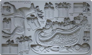 Santa's Sleigh 6x10 IOD Mould™