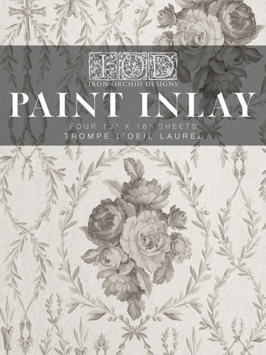 Trompe L'oeil Lauren IOD Paint Inlay