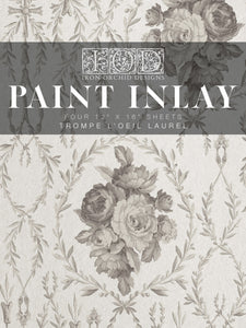 Trompe L'oeil Lauren IOD Paint Inlay