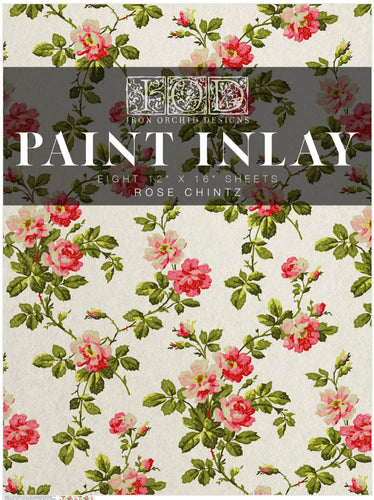 IOD PAINT INLAYS-Rose Chintz