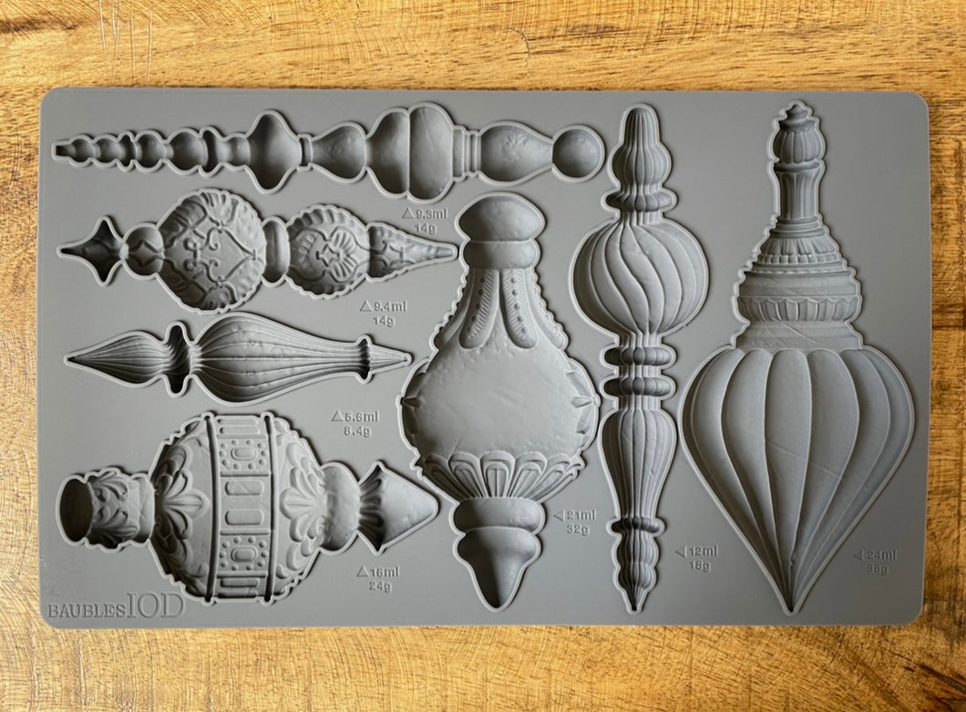 Baubles Ornament 6x10 IOD Mould