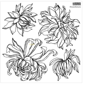 CHRYSANTHEMUM 12×12 IOD STAMP™