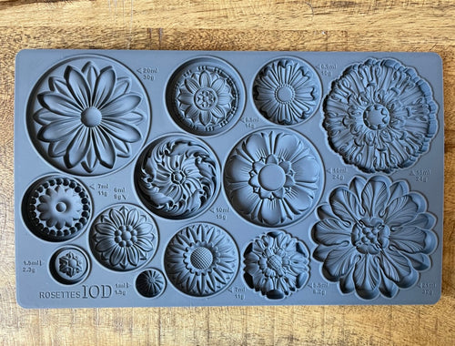 Rosettes Iron Orchid Designs Mould