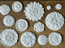 Load image into Gallery viewer, Rosettes Iron Orchid Designs Mould